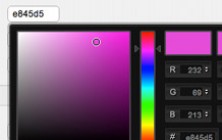 With the live color picker, you don